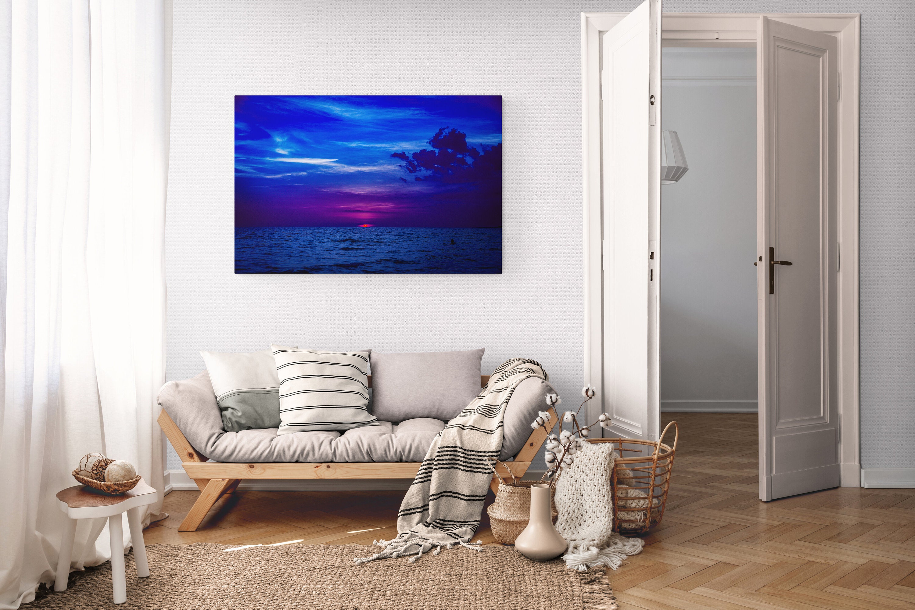 Florida Sunset Canvas Print | Siesta Key Ocean Photography