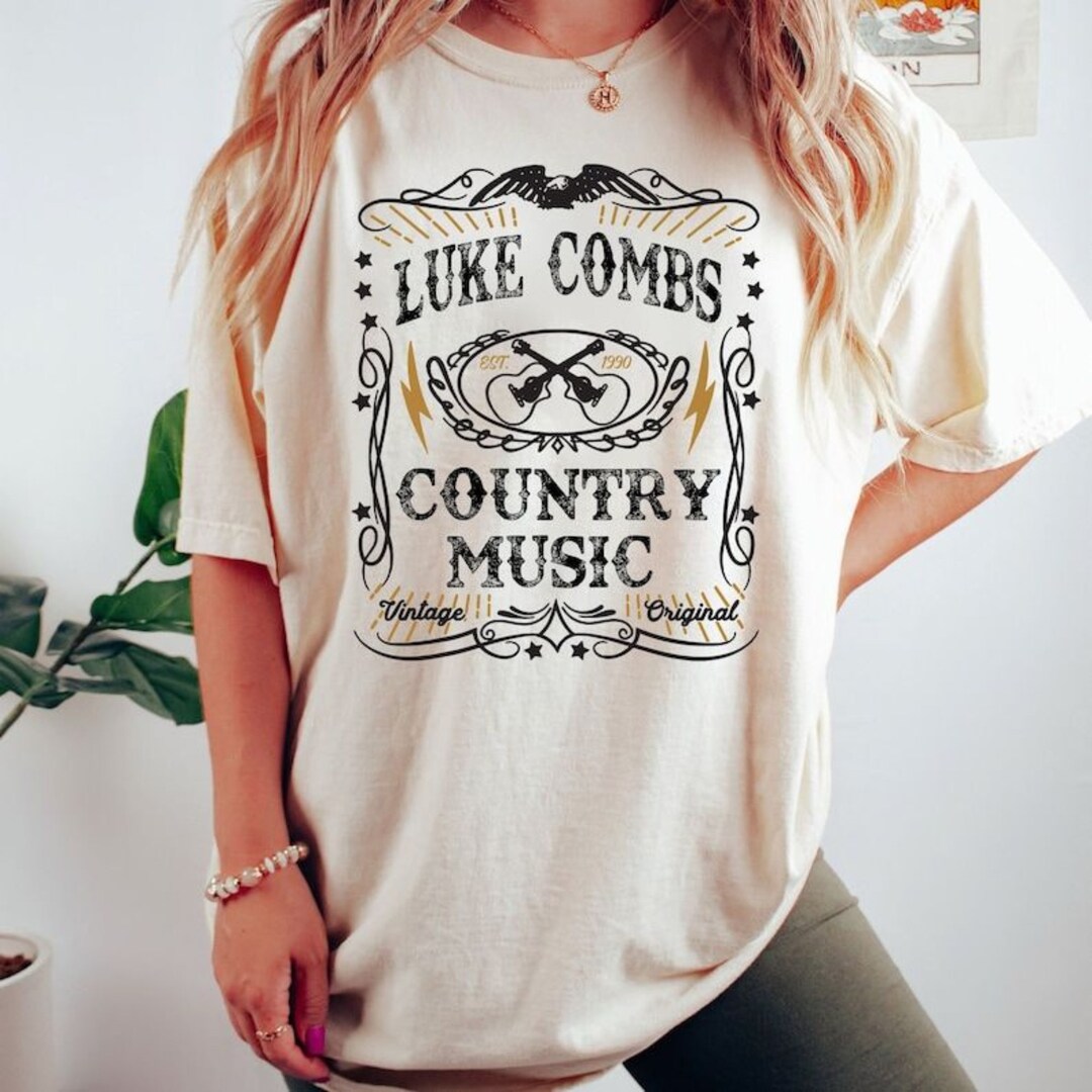 Luke Combs Shirt Luke Combs Tour Shirt Luke Combs Merch Etsy