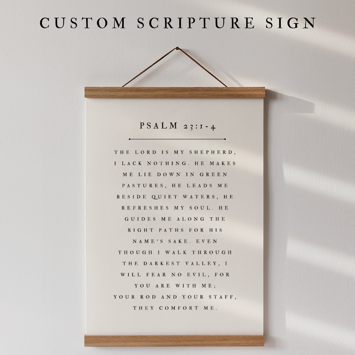 Customizable Bible Verse Sign, Christian Wall Art, Custom Canvas Scripture, Hanging Frames, Custom Bible Verse Sign, Encouraging Faith Gift - Etsy
