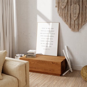 May include: A framed print with a white background and black text. The text reads: "Trust in the Lord with all your heart and lean not on your own understanding: In all your ways submit to Him, and He will make your paths straight. Proverbs 3:5-6"