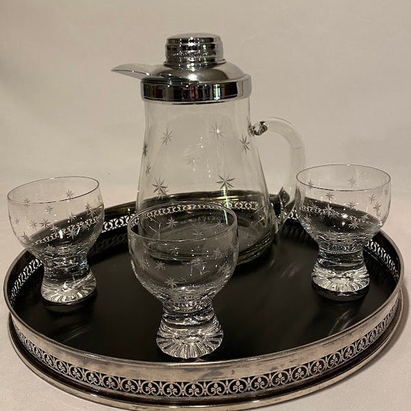 Crystal Martini Pitcher Etsy