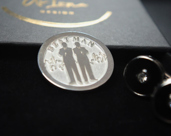Customizable Best Man Memoriam Coin - Personalized Tribute for Your Right-Hand Man Best Wedding Memorial for your Best Man