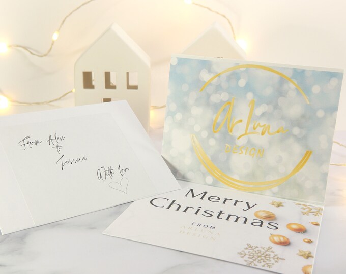 Greeting Cards, Merry Christmas Card, Personalized greeting cards, Custom Christmas card, pair for gift, make it special, Valentines Card