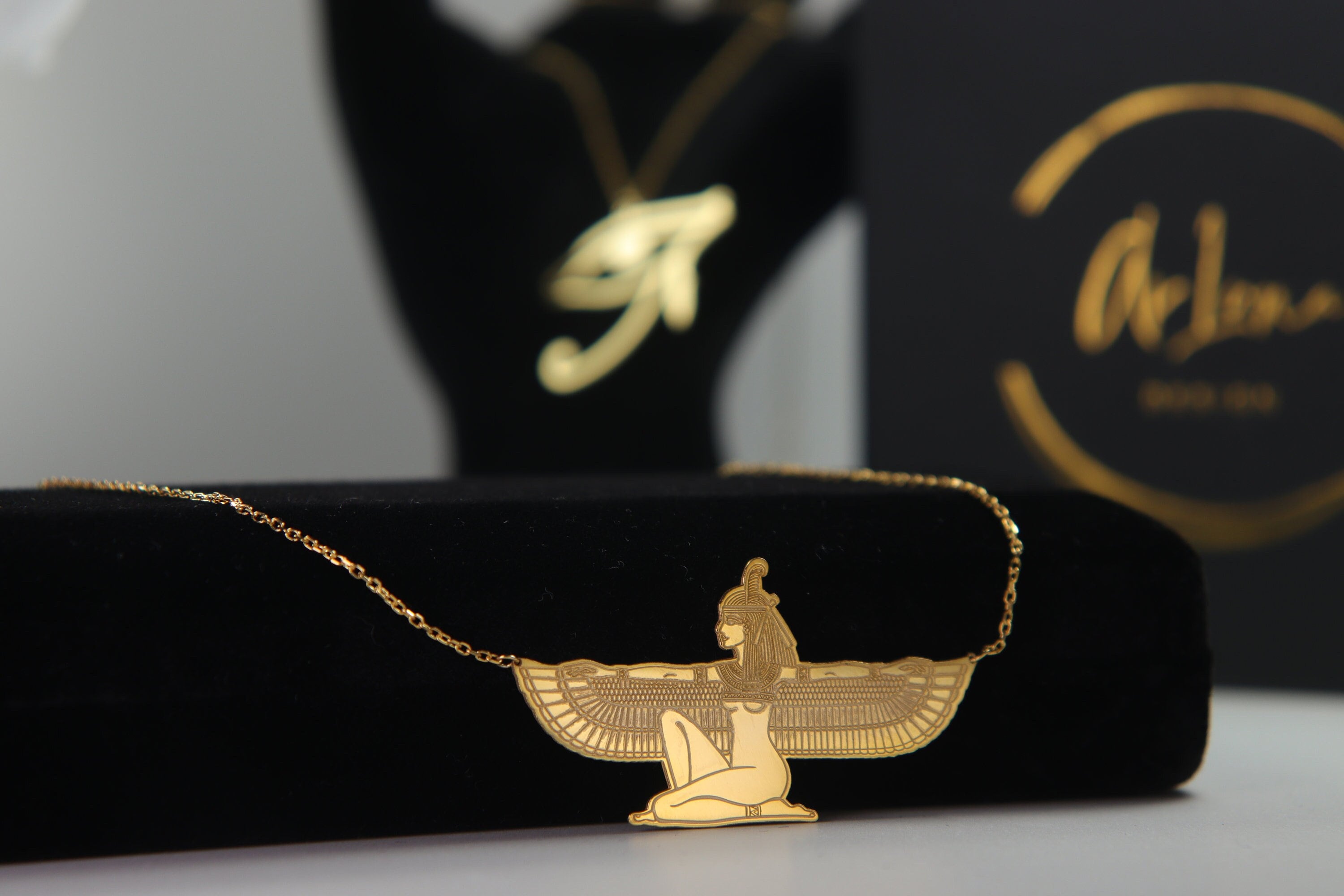 Maat goddess necklace deals