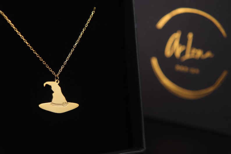 Witch Hat Pendant Necklace: Halloween Costume Accessory - Etsy