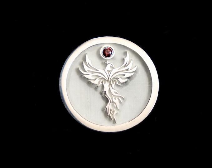 Special Order for Vicky Phoenix Memorial Coin Design with Ruby