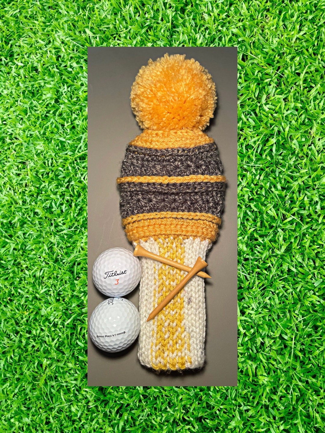 CROCHET PATTERN Golf Club Headcover Pdf Pattern Etsy