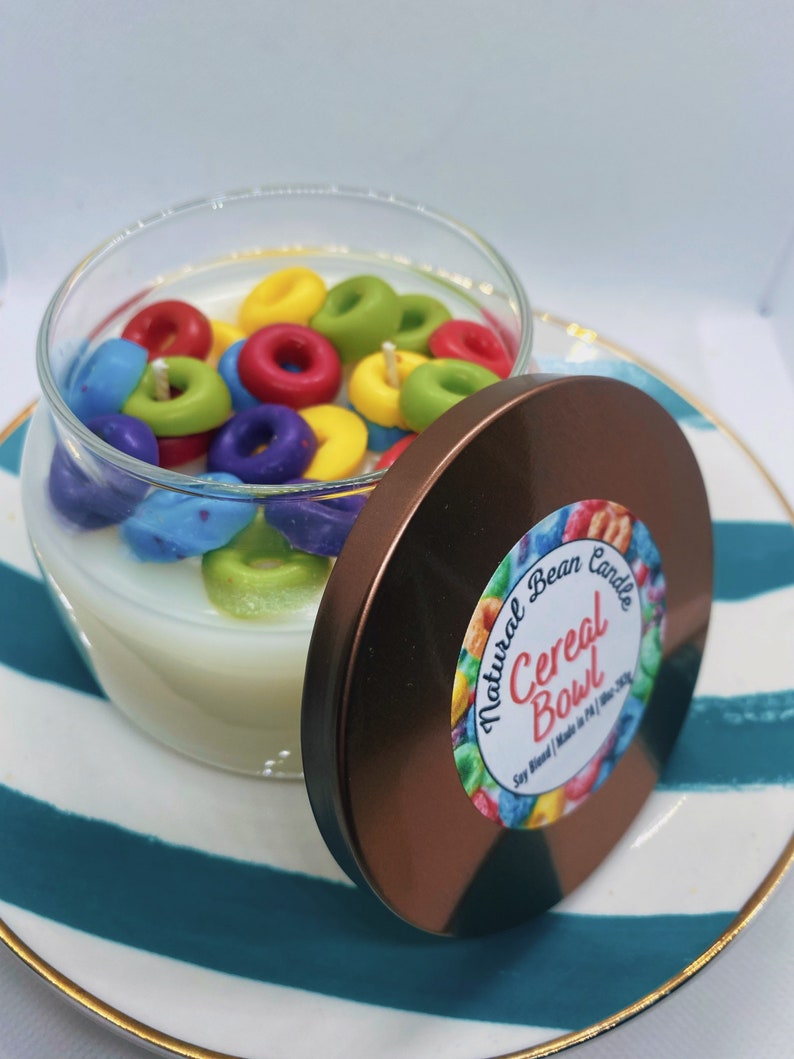 Cereal Bowl Candle Etsy