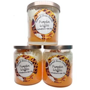 Pumpkin Waffles 8oz soy blend dessert candle