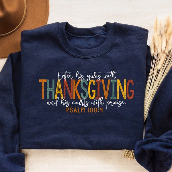 Enter His Gates With Thanksgiving Etsy