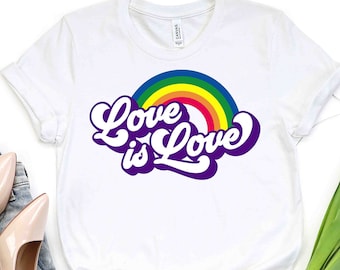 Love is Love Shirt, LGBQT Shirt, Pride Month Shirt, LGBT Shirt, Rainbow Shirt