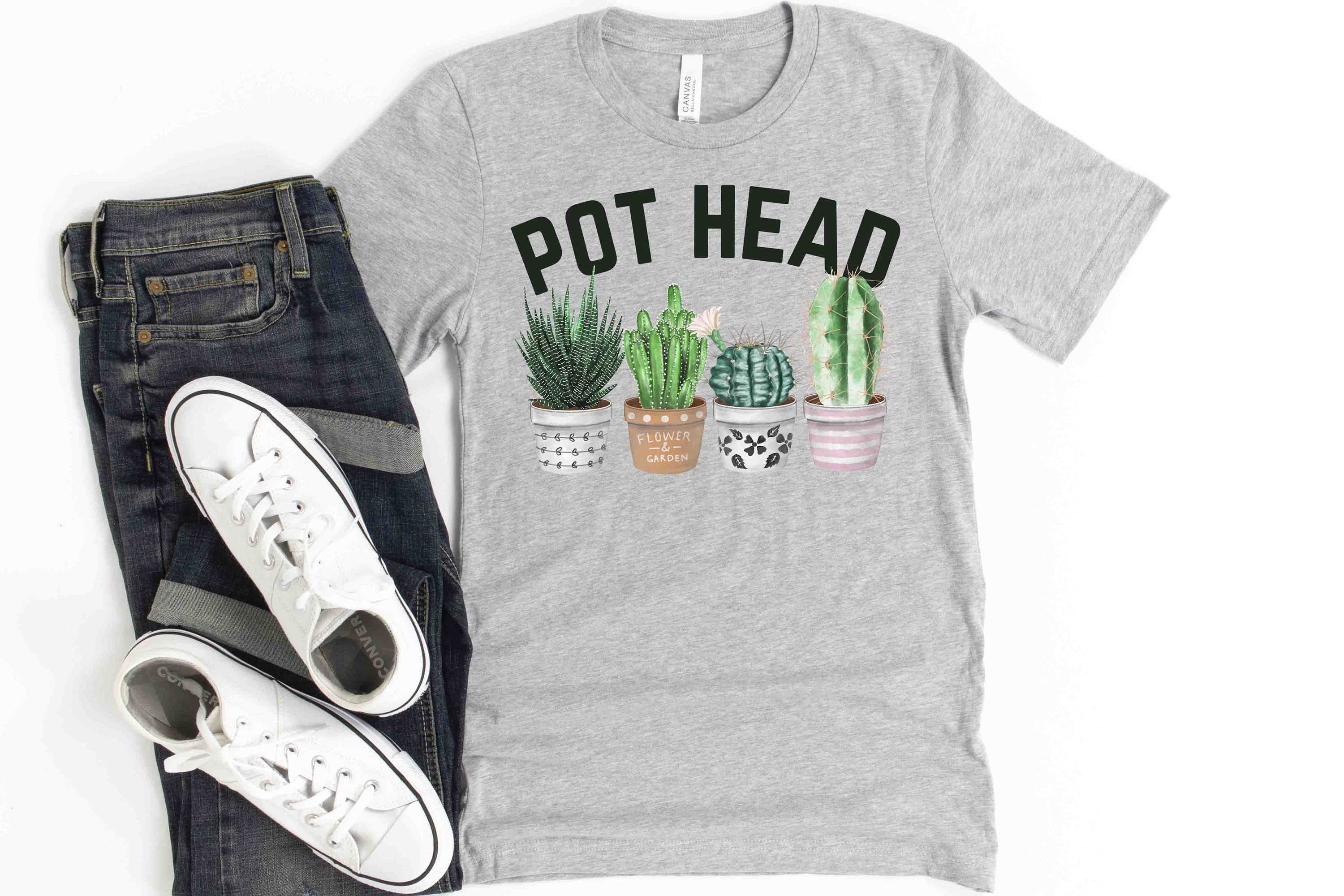 Pot Head Shirt for Women Plant Lover Shirt Gardening Tshirt Etsy