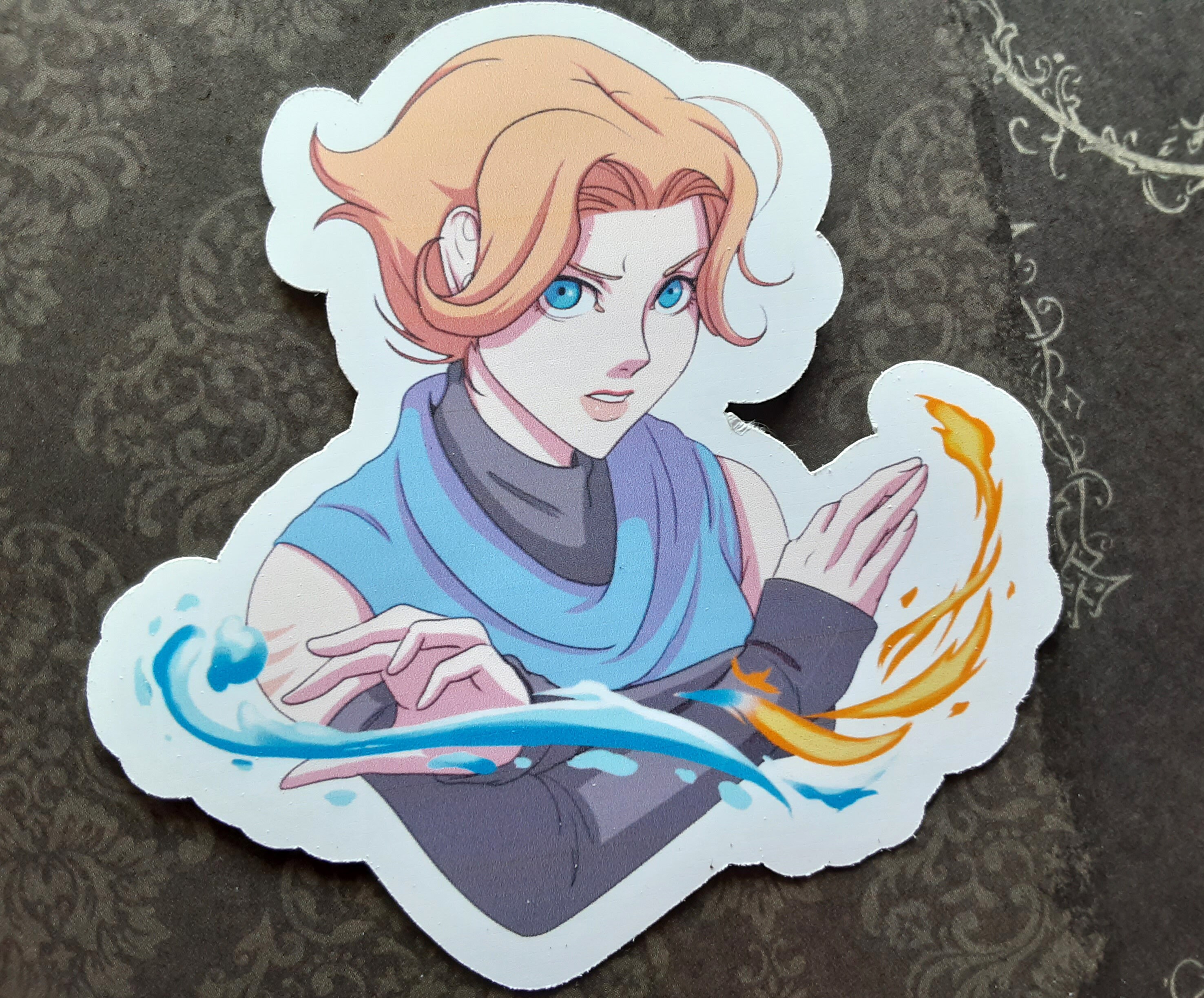 Castlevania Sypha Speaker Magician matte Vinyl Stickers Etsy