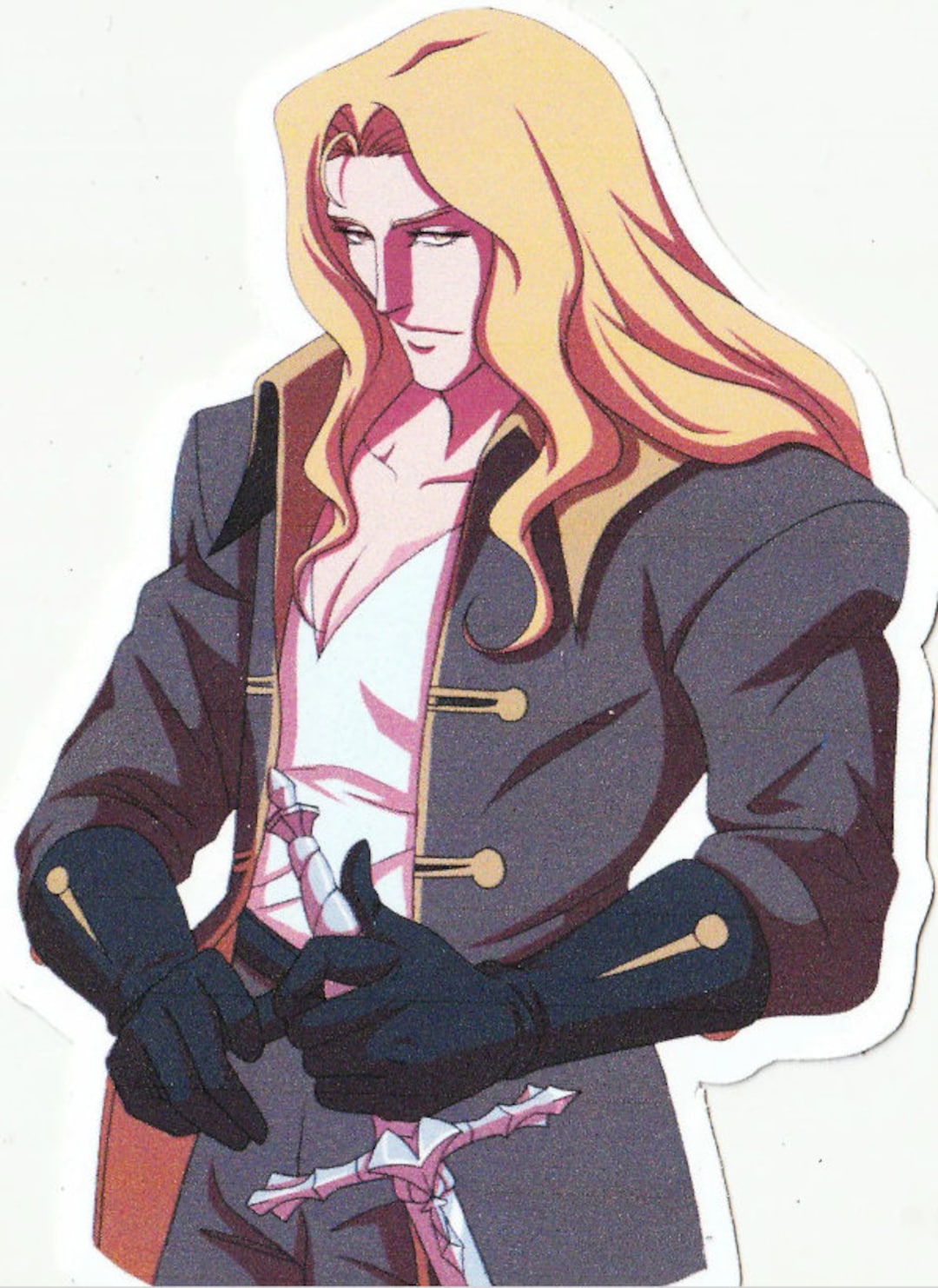 Castlevania Sypha Speaker Magician matte Vinyl Stickers Makes the