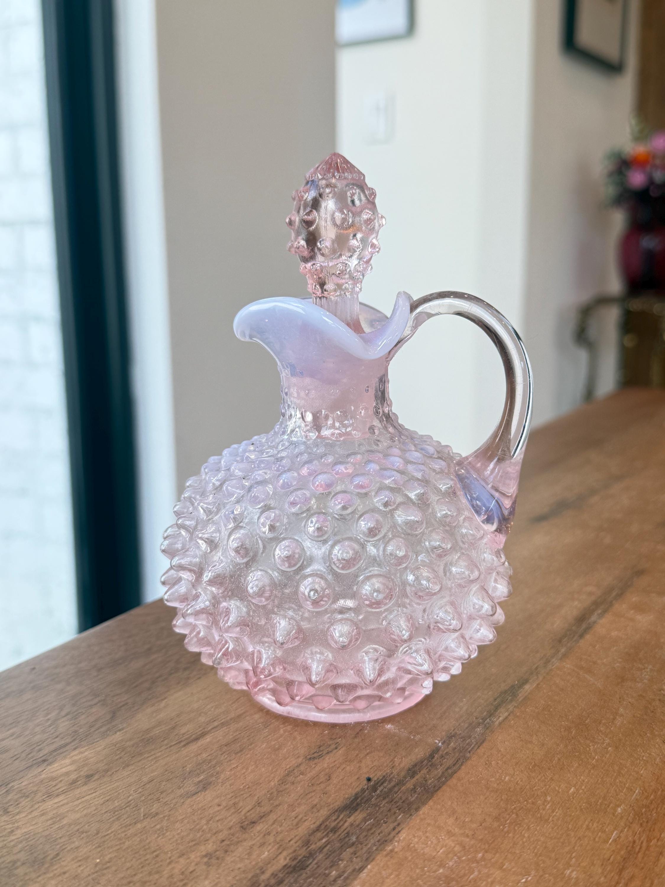 Fenton Hobnail Pink - Etsy