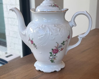 Cafeteira Royal Kent vintage com tampa; Bule de chá RKT3 com tampa; Bule de chá Royal Kent vintage