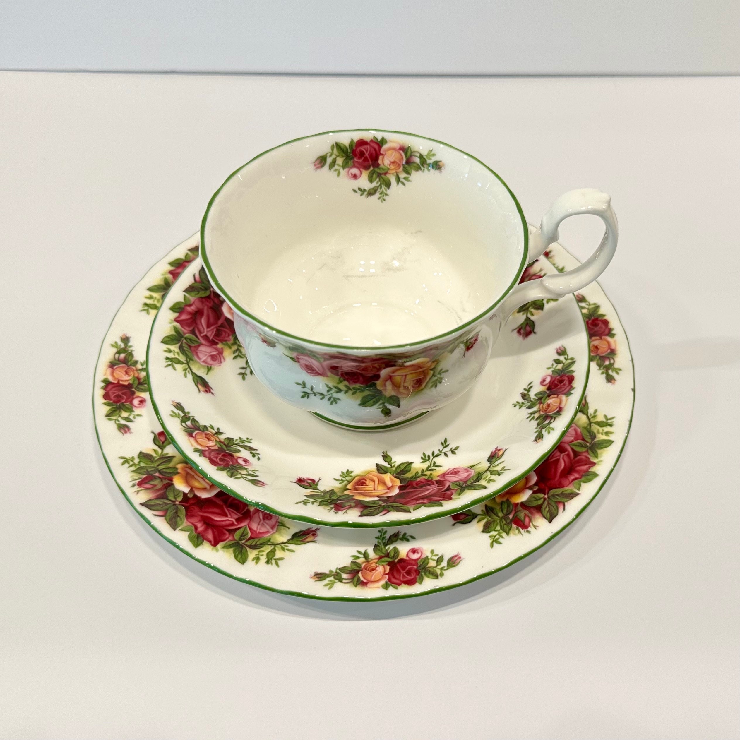 Royal Albert Bone China Old Country Roses Tea Set 1962 - Etsy UK