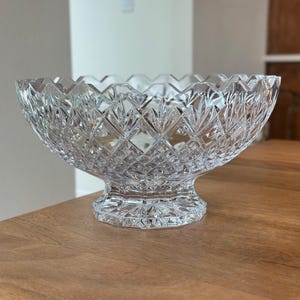 Waterford Rosalee Footed Bowl 10”; Waterford Crystal Bowl