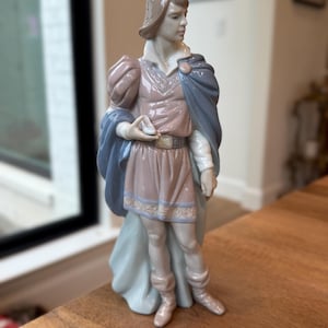 Rare Retired Lladro Prince Charming Figurine; Lladro Fairy Tales Nursery Rhymes Figurine; Lladro Cinderella