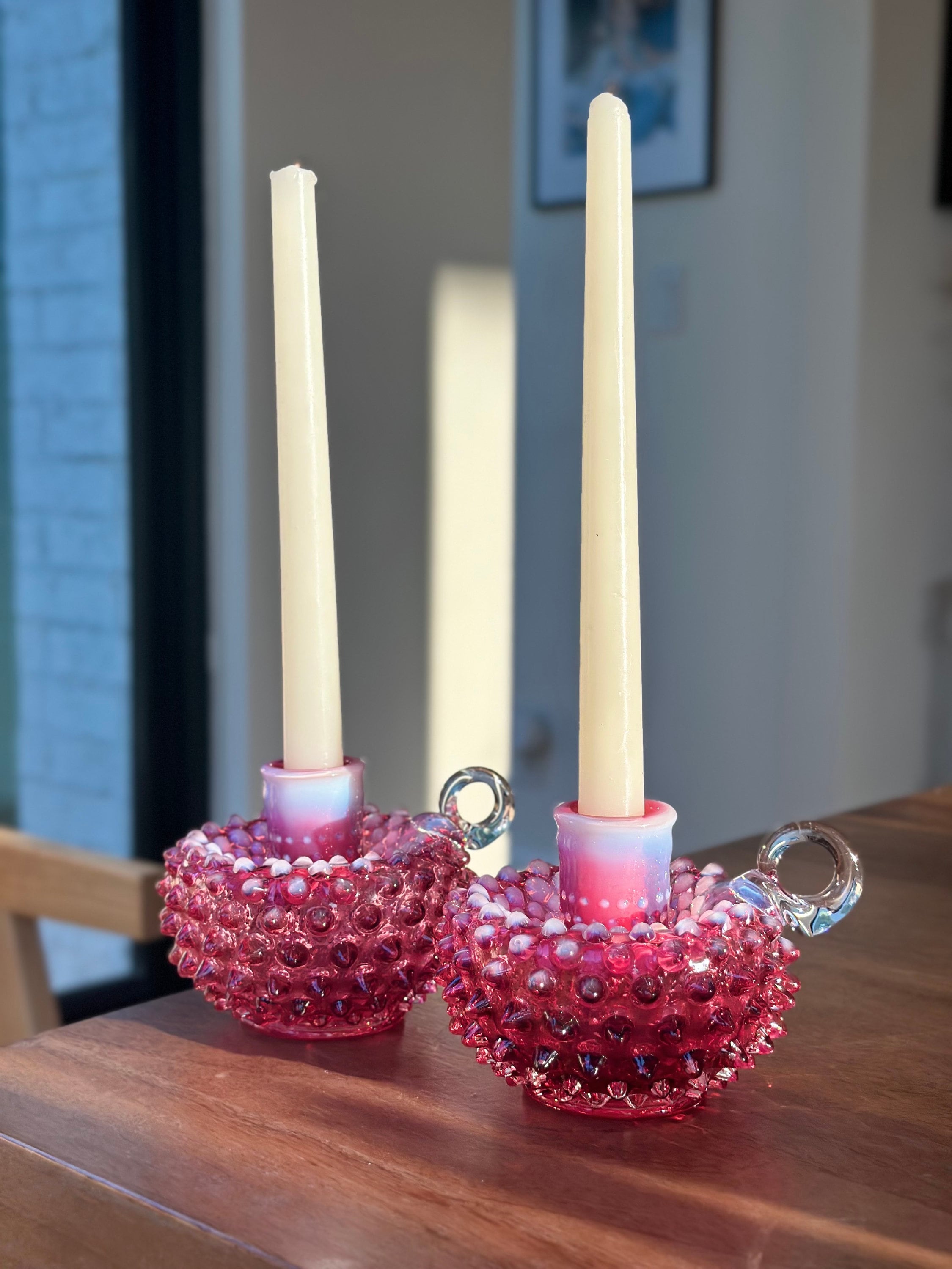 Fenton キャンドルホルダー2個セット Fenton キャンドルホルダー2個セット Fenton キャンドルホルダー