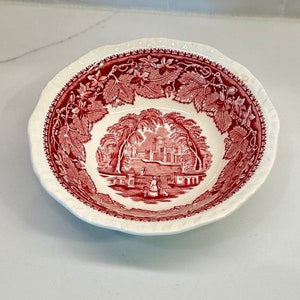 Mason’s Vista Pink Cereal Bowl; Coupe Cereal Bowl