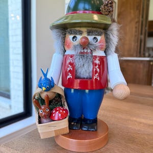 ドイツ STEINBACH シュタインバッハ くるみ割り人形 クリスマス シュタインバッハ 木製くるみ割り人形 11インチ チャビーウッド