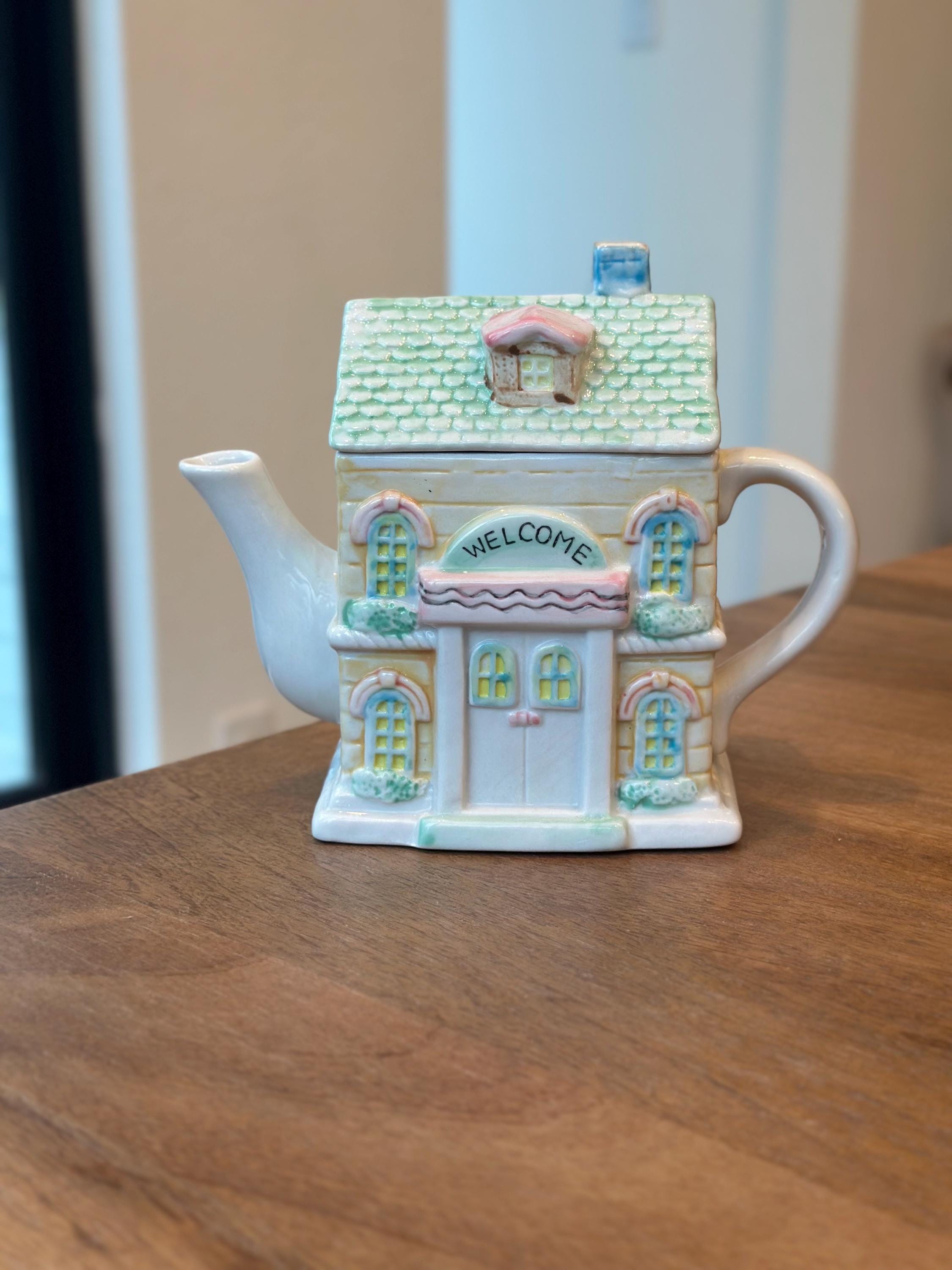 Vintage Victorian Tea Pot Lenox Spice Village Style; Housewarming