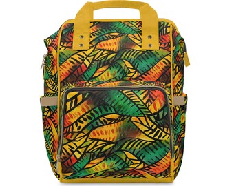 Passion Fruit - Womens - Diaper Bag - African - Kwanzaa Pattern