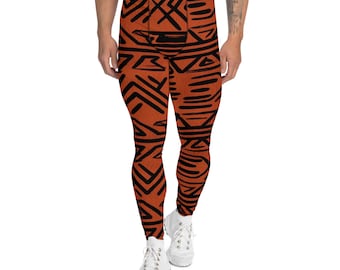 Cayenne - Mens - Leggings - African - Mud cloth pattern