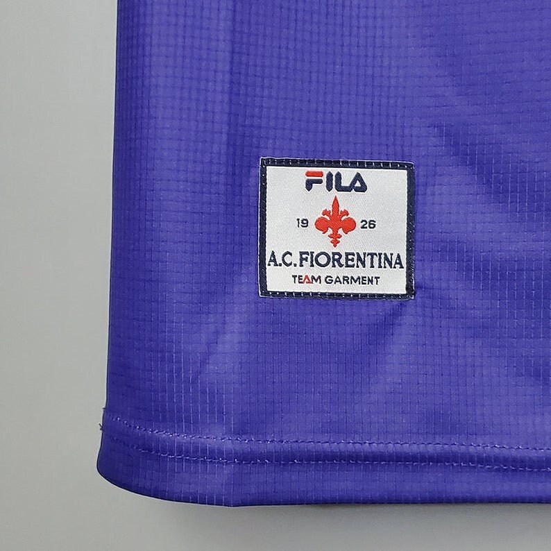 ACF Fiorentina 98/99 Long Sleeve Home Batistuta 9 Football Soccer Rare  Vintage