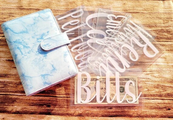Budget Binder Kit Laminated Cash Envelopes A6 Hole Punched - Etsy