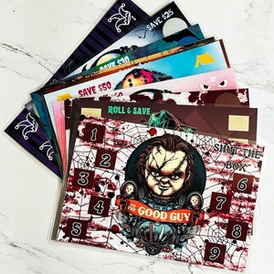Halloween Savings Challenge: A5 Cash Stuffing Trackers