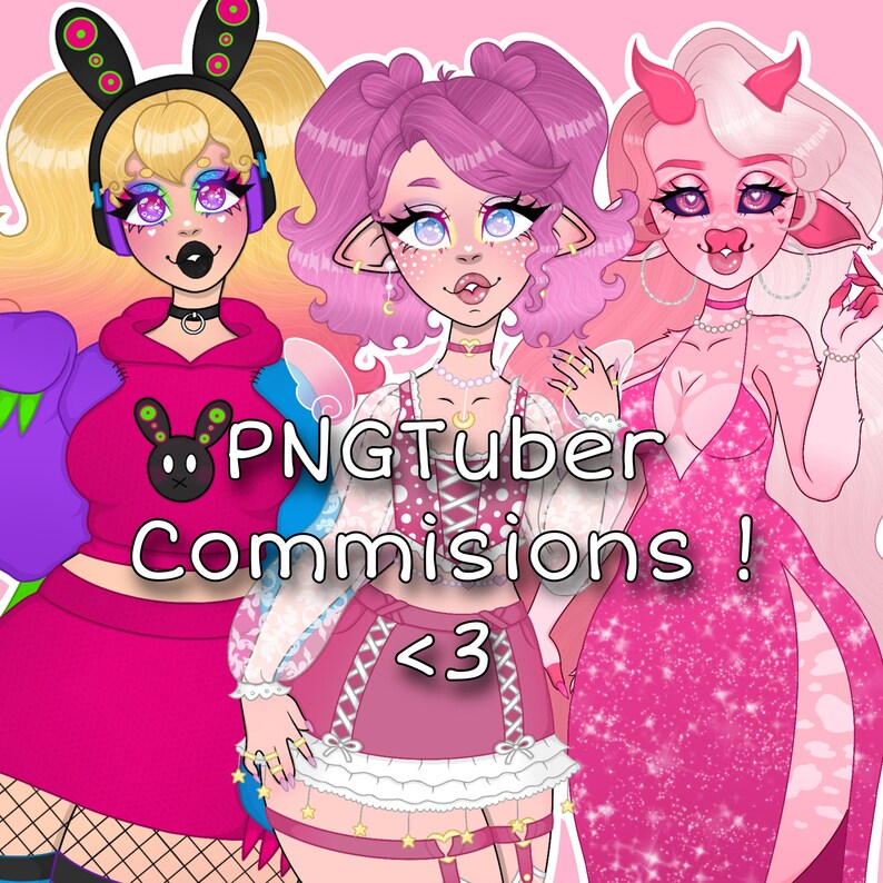 Pngtuber Digital Art Commissions 3 Etsy