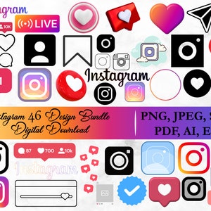 Purple instagram icon PNG, SVG