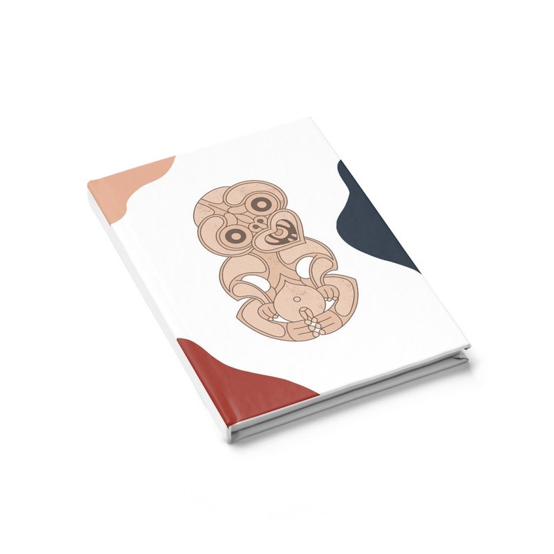 Tiki Notebook Māori Design, Tiki Journal, Māori Print, Ruled Line, Notebook, Māori ...