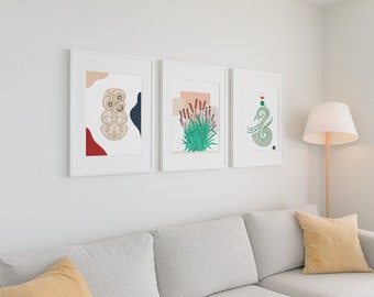 Set of 3, Māori Digital Print, Wall Art Living Room, New Zealand, Polynesian, Māori Art, Printable Art, DIGITAL DOWNLOAD