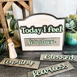 Interchangeable Inspirational Word Sign DIGITAL Download SVG
