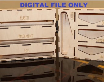 3.5mm Pantry Baggie & Foil Organizer DIGITAL File fits Glow Forge 3.5mm