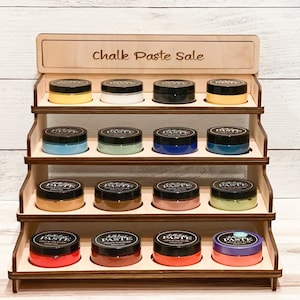 Chalk Paste Jar or Ink Jar Display Holder Organizer Digital Download SVG