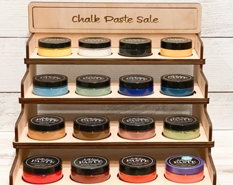 Chalk Paste Jar or Ink Jar Display Holder Organizer Digital Download SVG