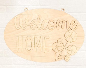 14 Welcome Home Oval Door Sign SVG DIGITAL DOWNLOAD