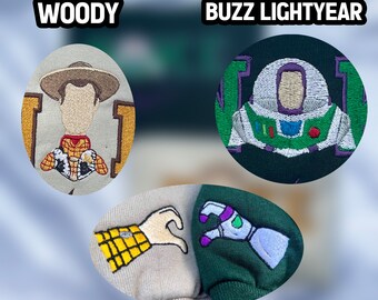 Woody & Buzz geborduurd sweatshirt, Toy Story geborduurd sweatshirt, bestfriend bijpassende sweatshirt, paar shirt, verjaardagscadeau