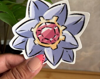 Starmie Sticker 3inch Matte Vinyl (water/weather resistant)