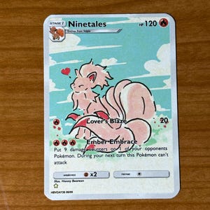 9 tailed fox pokemon card Amazon.com: Pokemon Ninetales 029/197 - Obsidian Flames main image 1