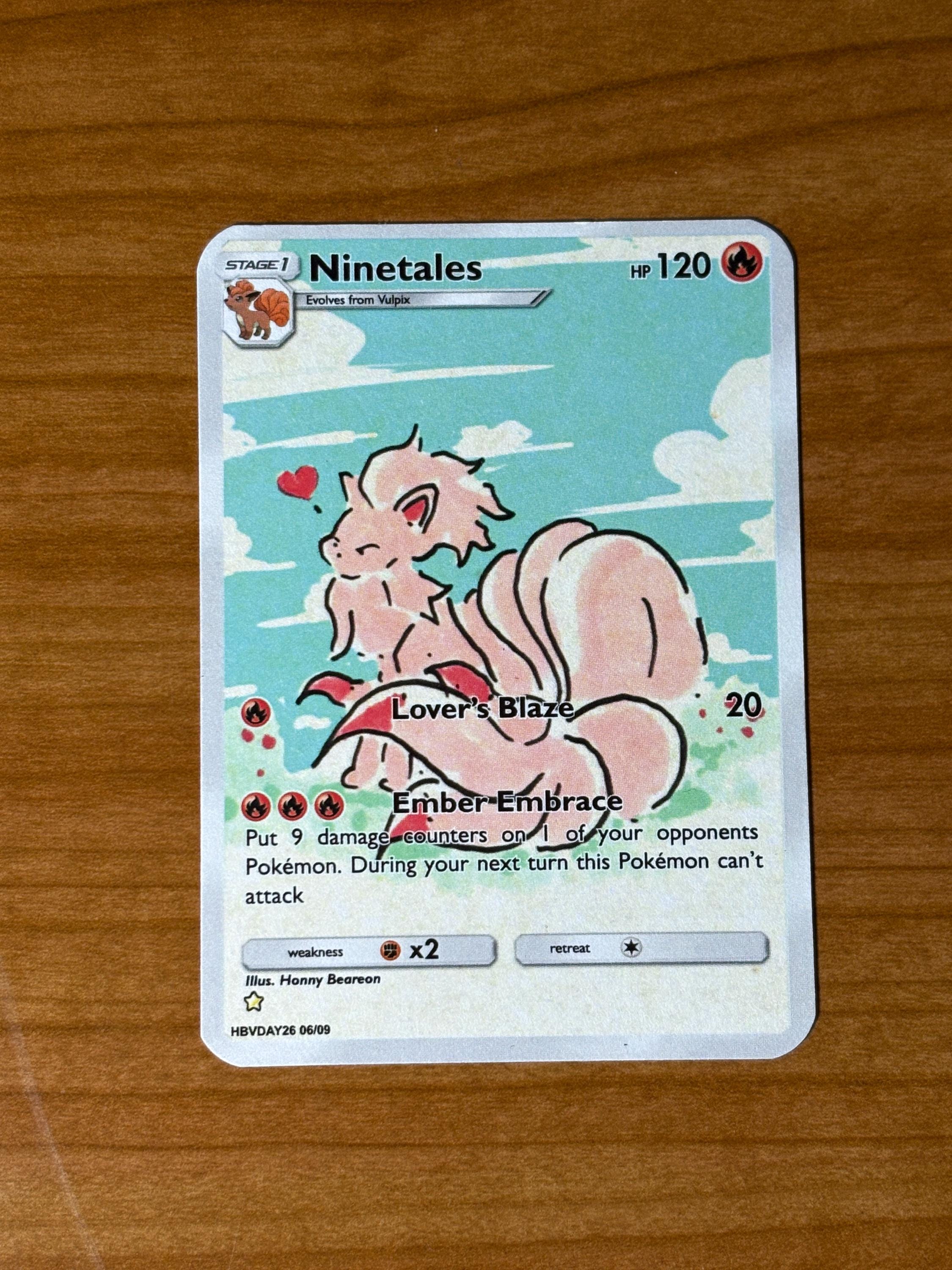 pokemon card inkay Light Ninetales