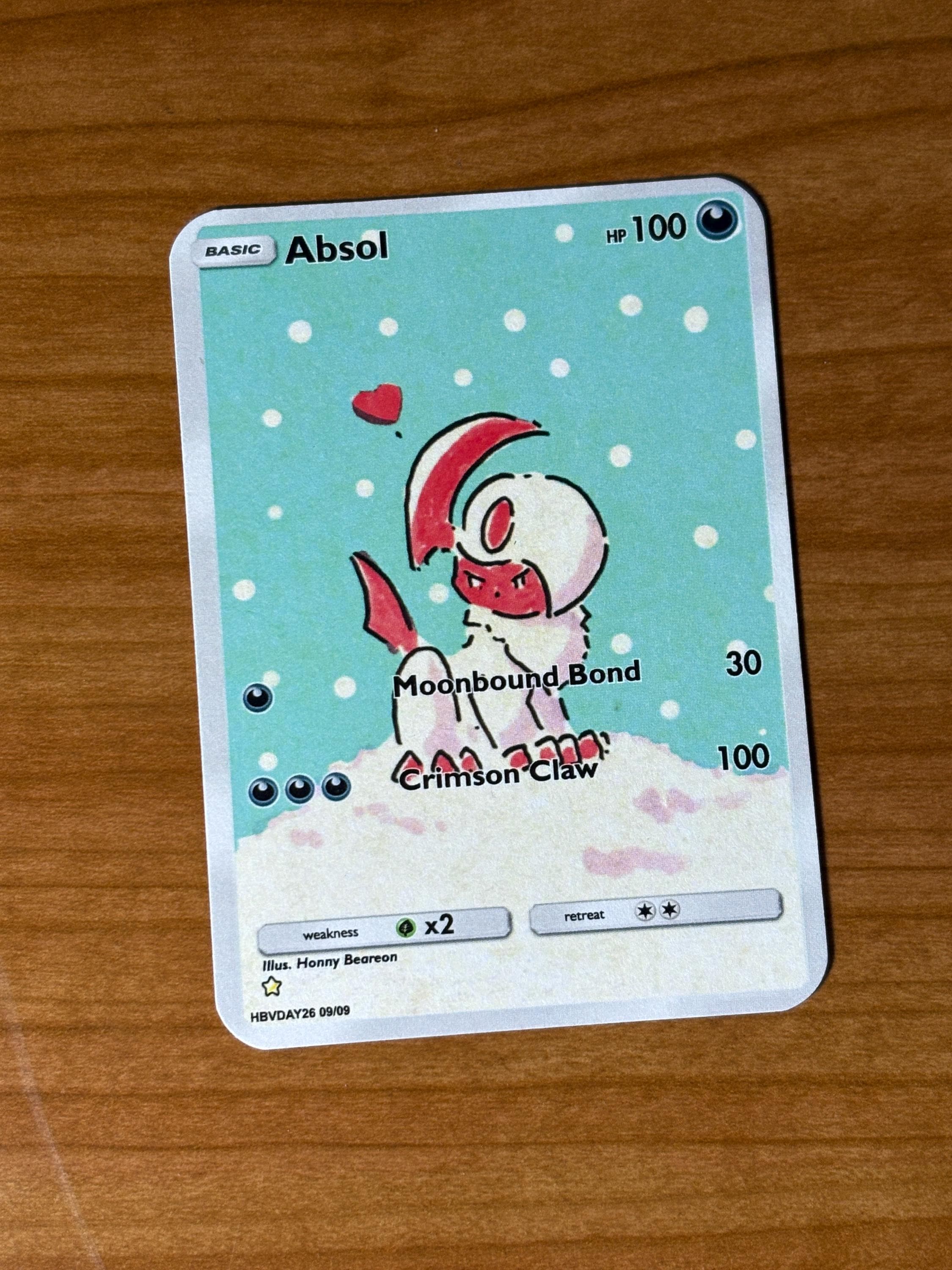 Absol Card - Etsy