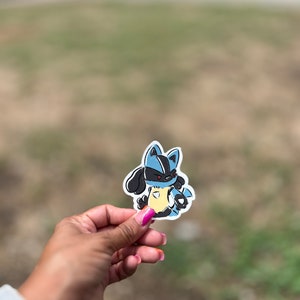 Lucario Sticker 3inch Matte Vinyl (water/weather resistant)