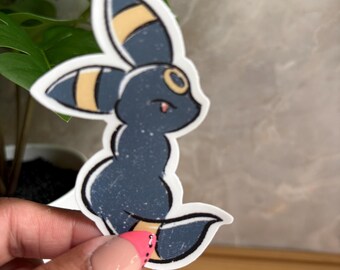 Umbreon! Sticker 3inch Matte Vinyl (water/weather resistant)