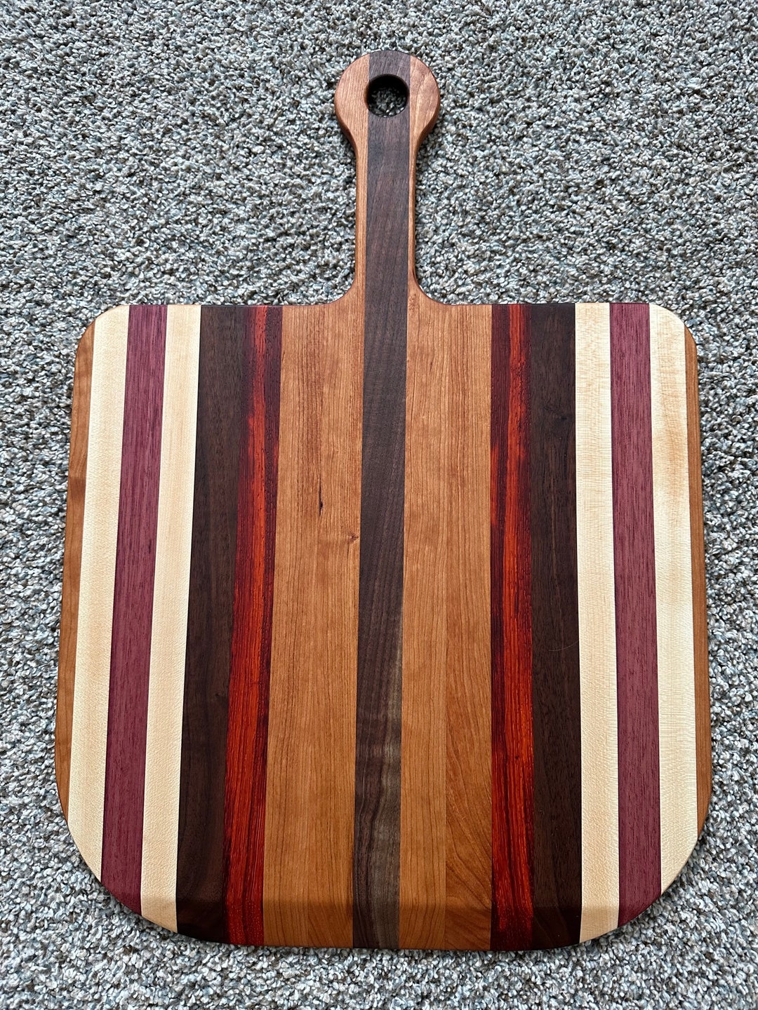 Homemade Wooden Pizza Peel Etsy