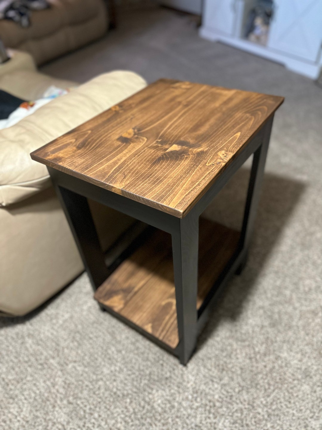 Rustic End Table, End Table, Farmhouse End Table, Handmade End Table
